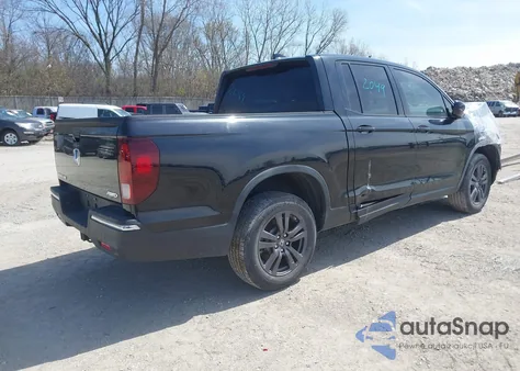 2019 Honda Ridgeline Sport z USA, uszkodzony, nr VIN 5FPYK3F17KB018991